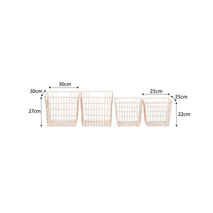 Mocka Original Baskets - Set of 4 - Pink