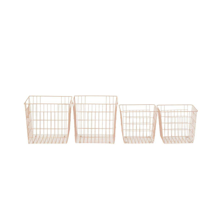 Mocka Original Baskets - Set of 4 - Pink