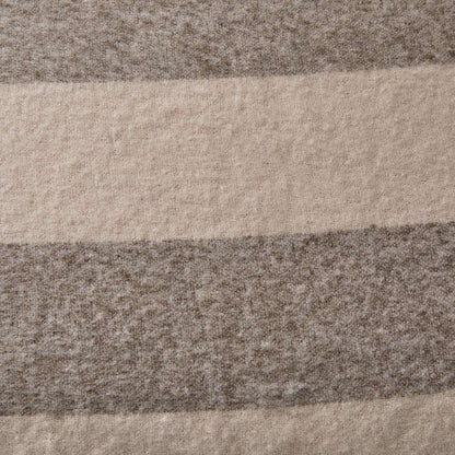 Mocka Stripe Throw Blanket - Mocha