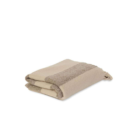 Mocka Stripe Throw Blanket - Mocha