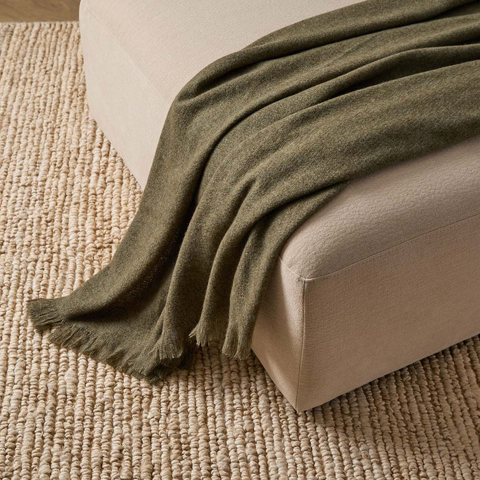 Mocka Throw Blanket - Dark Green