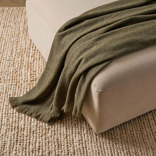Mocka Throw Blanket - Dark Green
