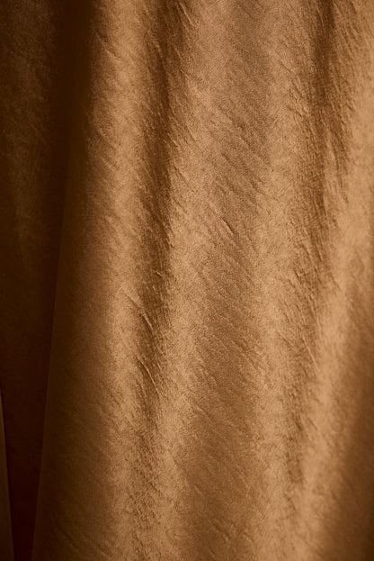 Natalia Bronze Satin Maxi Dress
