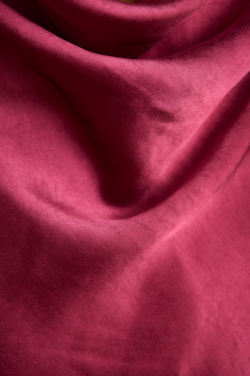 Natalia Fuschia Strapless Maxi Dress
