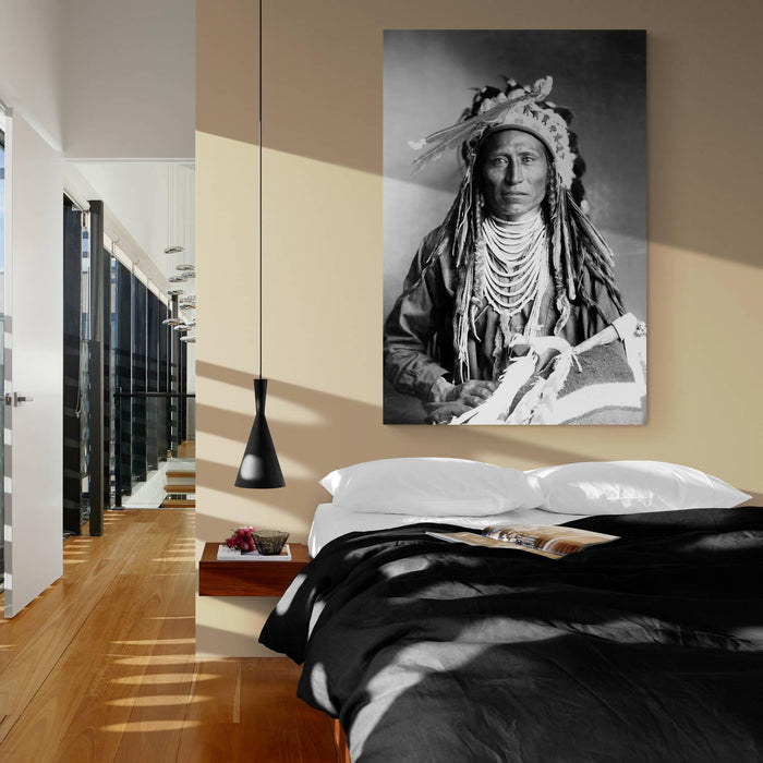 Native American Portrait Canvas Wall Art - SharpWallArts