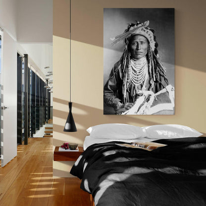 Native American Portrait Canvas Wall Art - SharpWallArts