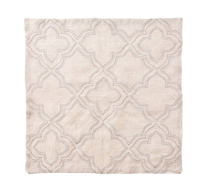 Natural & Silver Tangier Napkin - RSVP Style