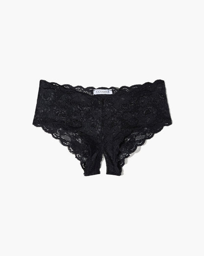 Black Hot Pant - Never Say Never Naughtie Low Rise Boyshort