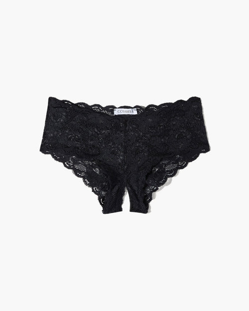 Black Hot Pant - Never Say Never Naughtie Low Rise Boyshort