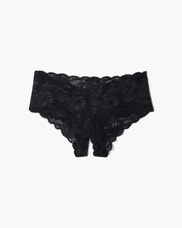 Black Hot Pant - Never Say Never Naughtie Low Rise Boyshort