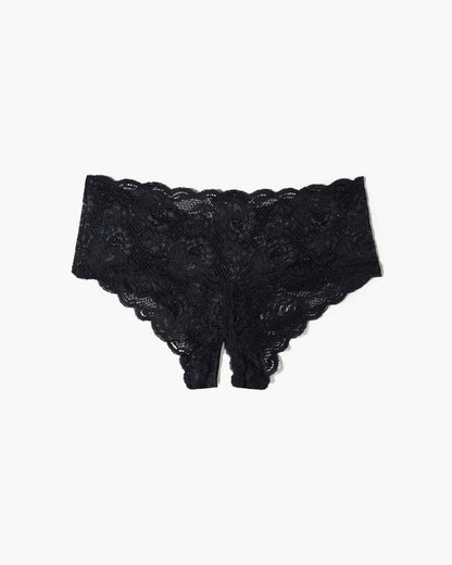 Black Hot Pant - Never Say Never Naughtie Low Rise Boyshort