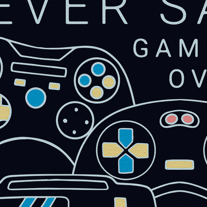 Never Say Game Over Canvas Wall Art
