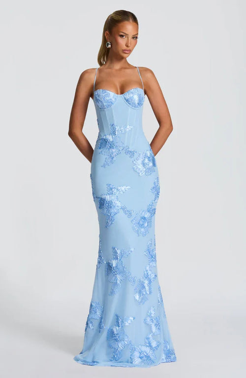 Nocturne Blossom Maxi Dress