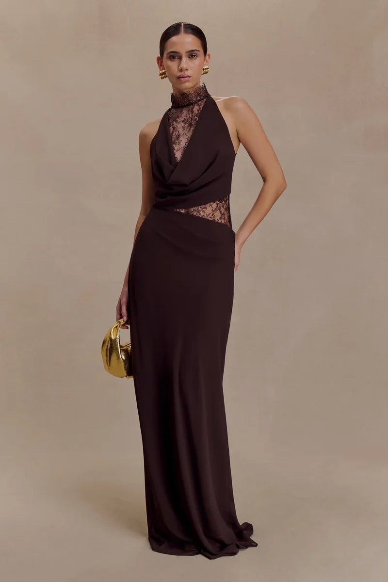 Nocturne Lace Maxi Dress