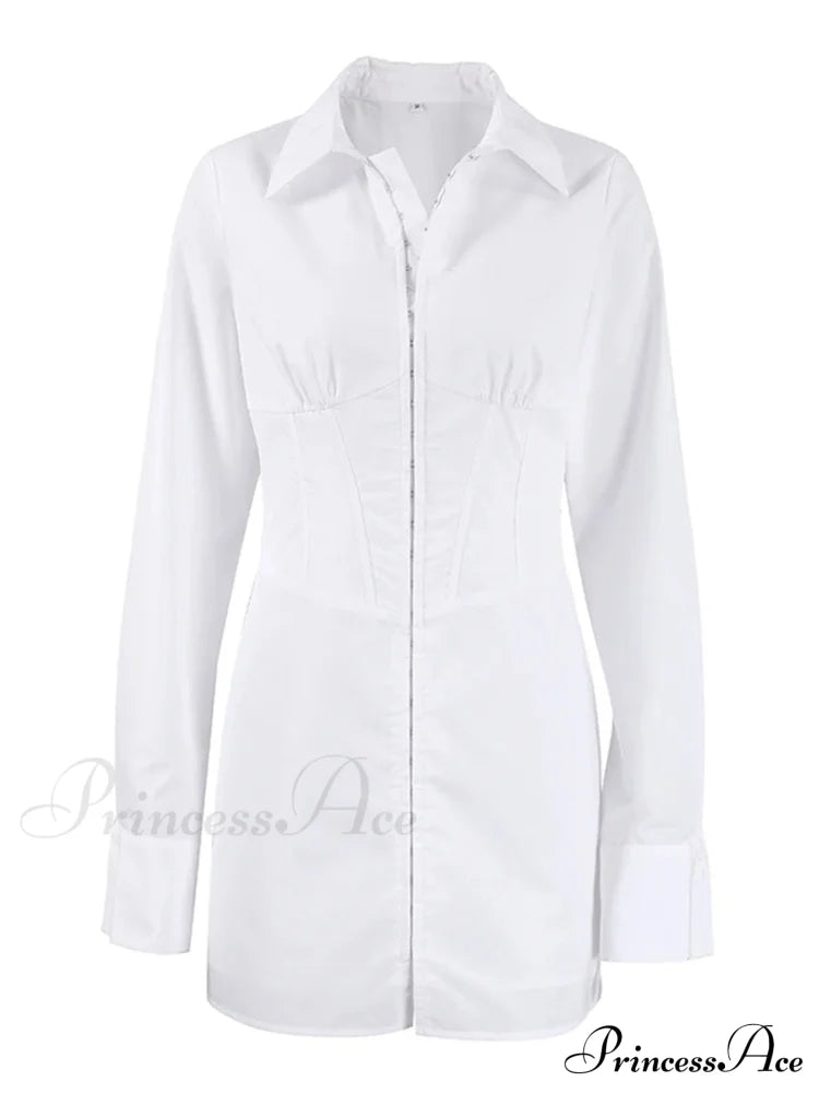 Nora Elegant Shirt Dress