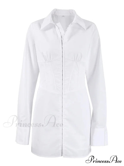 Nora Elegant Shirt Dress