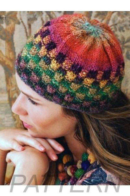 Noro 04 Checkerboard Cap PATTERN ONLY-Patterns-Noro-Alpaca Direct