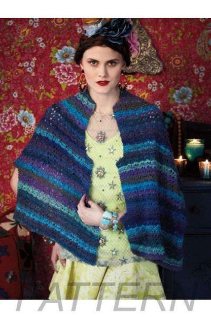 Noro 07 Lace Panel Shawl PATTERN ONLY-Patterns-Noro-Alpaca Direct
