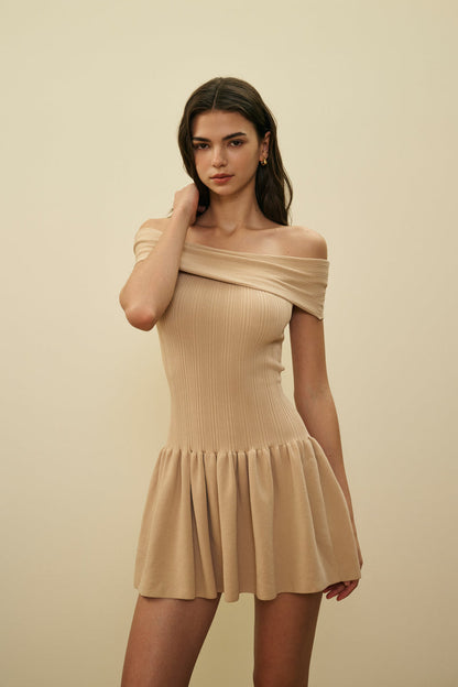 Off shoulder mini dress
