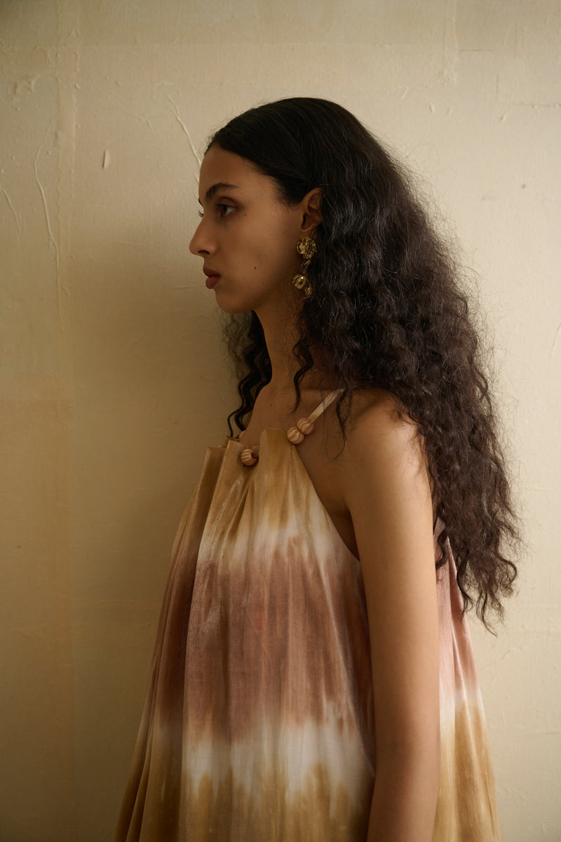 Ombre halterneck dress