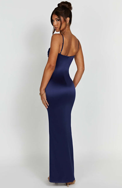 Onika Maxi Dress - Navy Dress Babyboo Fashion Premium Exclusive Design