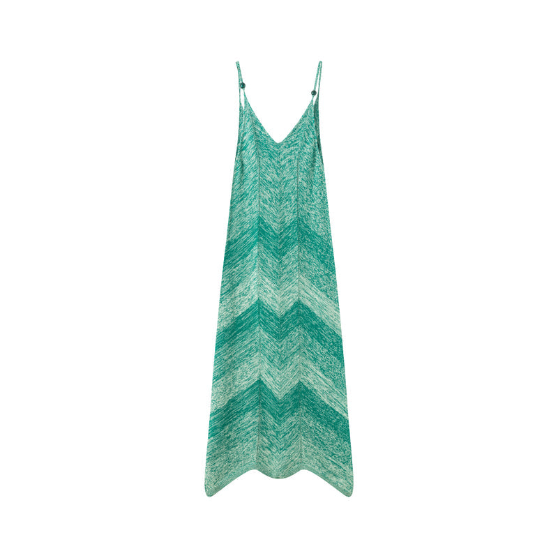 Open V back dress