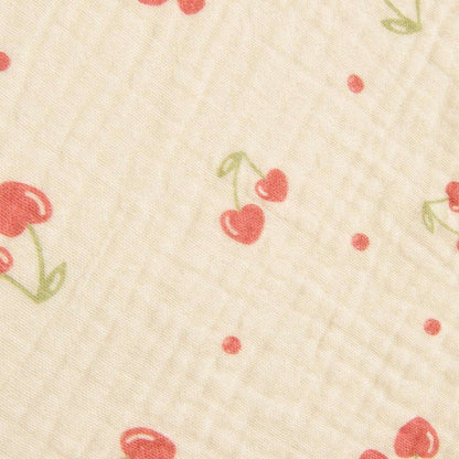 Organic Cotton Blanket - Cherry Heart