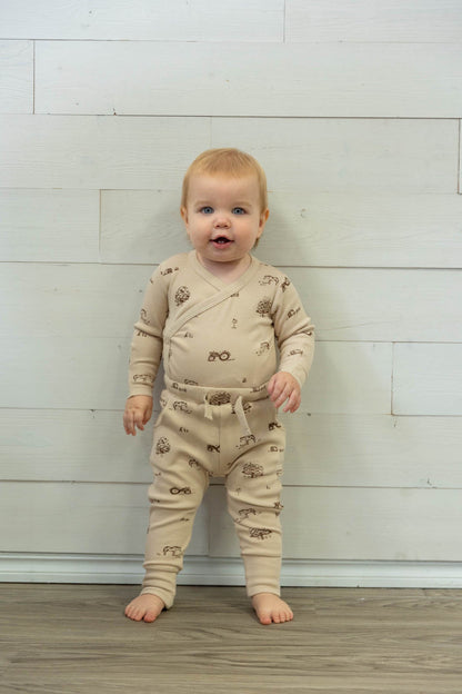 Organic Kimono Onesie & Pant Set Farm
