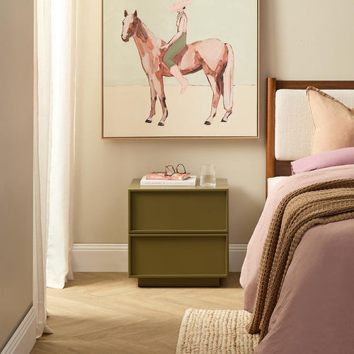 Osaka Bedside Table - Olive