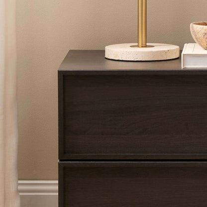 Osaka Bedside Table - Textured Black