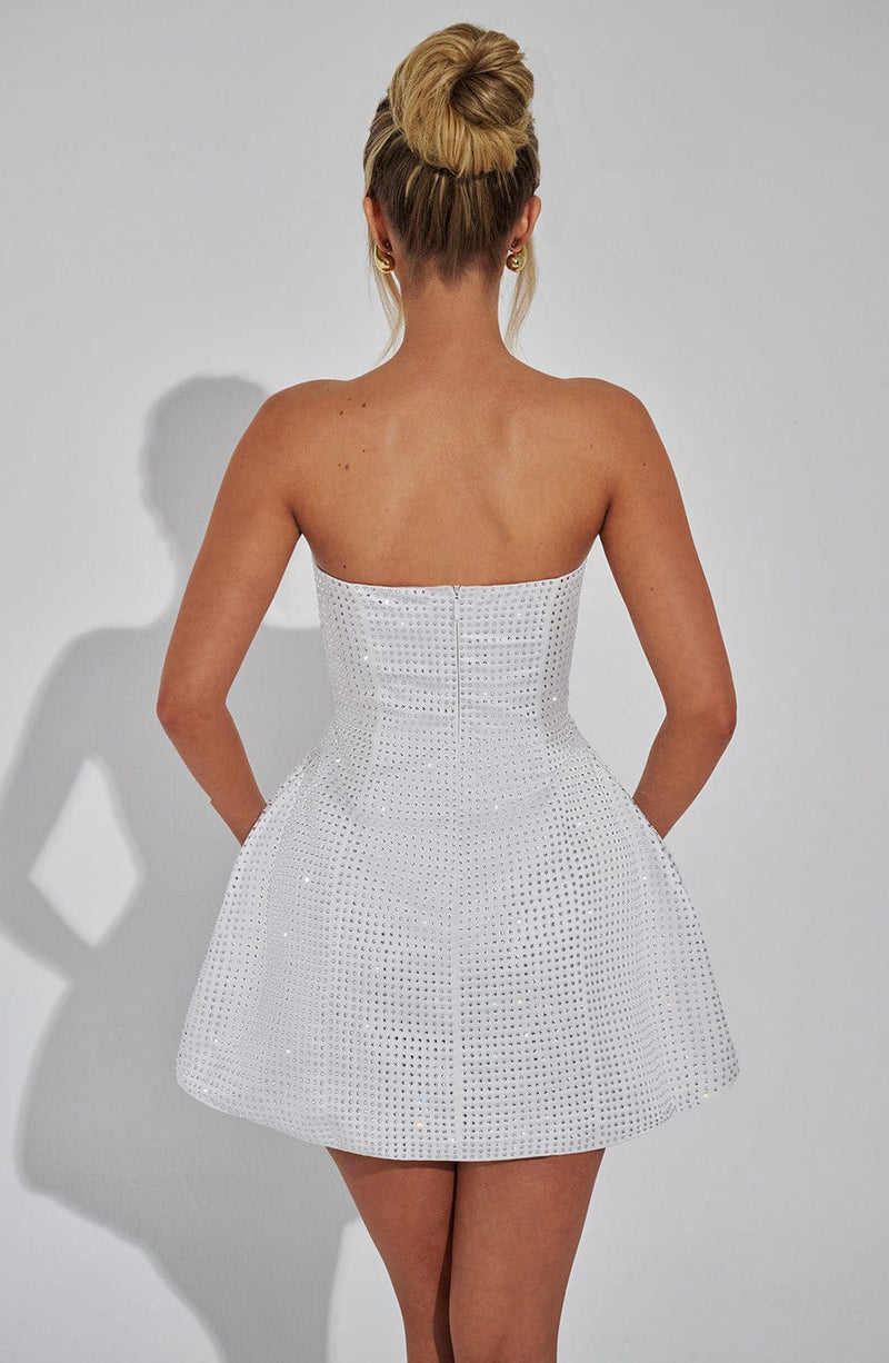 Paloma Mini Dress - Ivory Dress Babyboo Fashion Premium Exclusive Design
