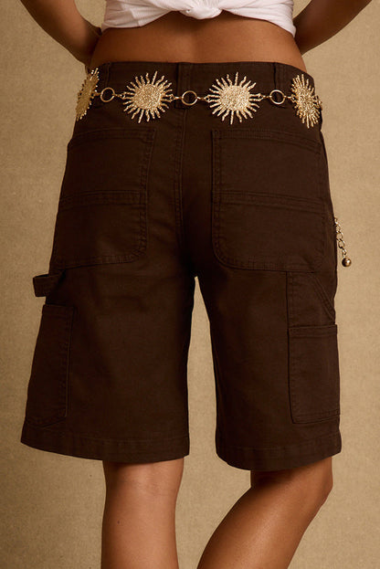 Parker Mocha Low Rise Cargo Short