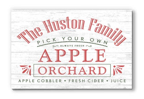 apple theme kitchen sign