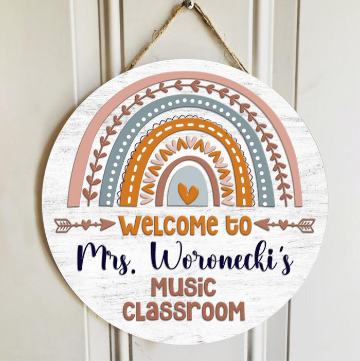 Personalized Name Welcome Classroom Signs For Teachers - Good Gifts For Teachers