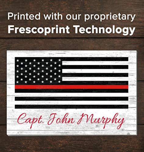 thin red line flag sign