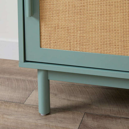 Pippin Bedside Table - Green