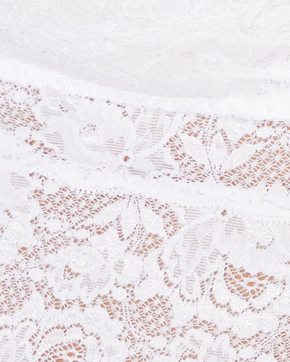 White Bralette - Never Say Never Plungie Bralette