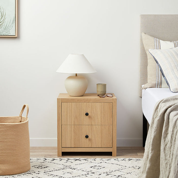 Portland Bedside Table - Natural
