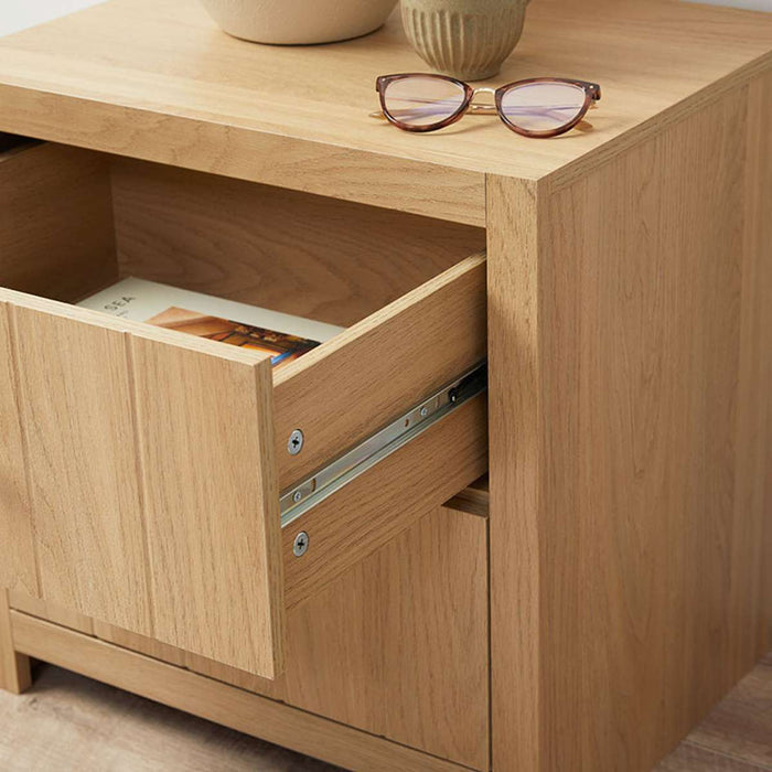 Portland Bedside Table - Natural