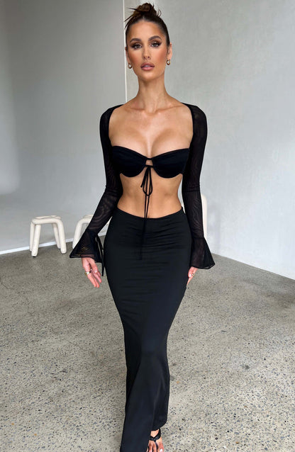 Priscilla Top - Black Babyboo Fashion Premium Exclusive Design