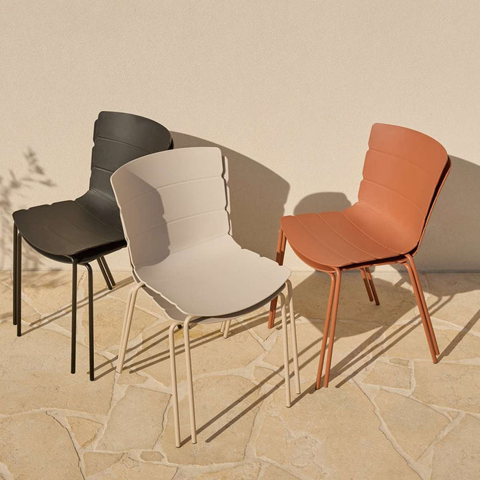 Ravello Indoor/Outdoor Dining Chair - Set of Two - Beige