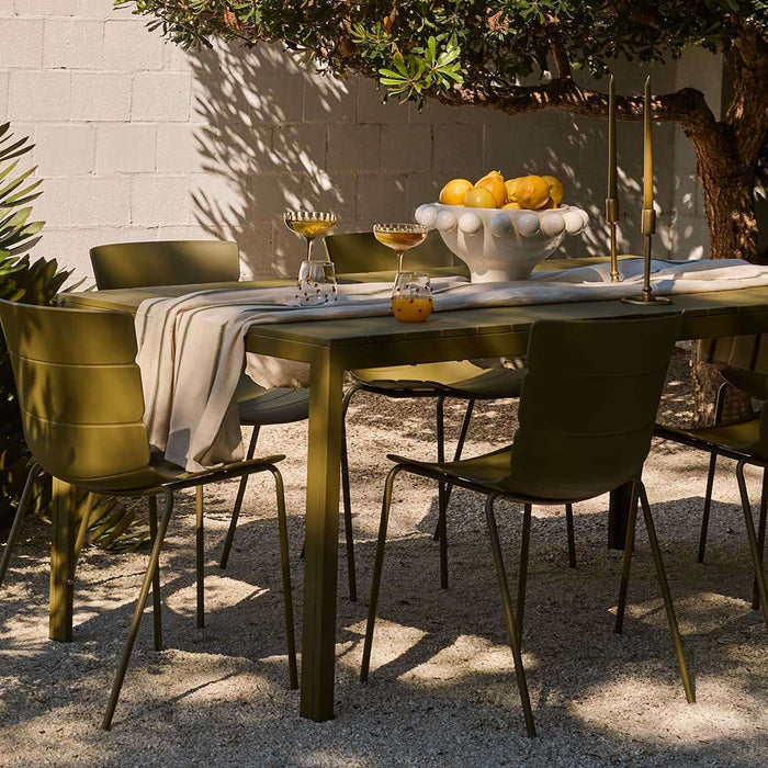Ravello Indoor/Outdoor Dining Chair - Set of Two - Olive Green