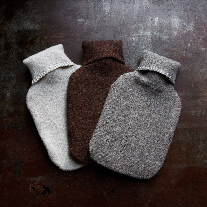 Recycled Wool Diagonal Stripe Hot Water Bottle Boston General Store