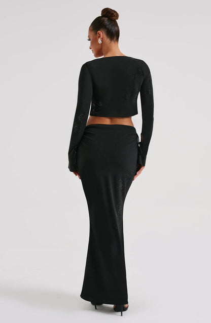 Reo Top - Black Tops Babyboo Fashion Premium Exclusive Design