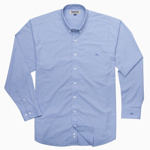 Resistol Dress Shirt - Light Blue - RESISTOL Cowboy Hats