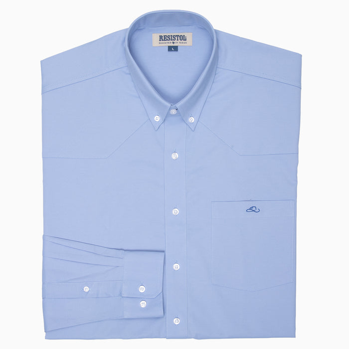 Resistol Dress Shirt - Light Blue - RESISTOL Cowboy Hats