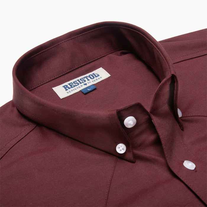 Resistol Dress Shirt - Wine - RESISTOL Cowboy Hats