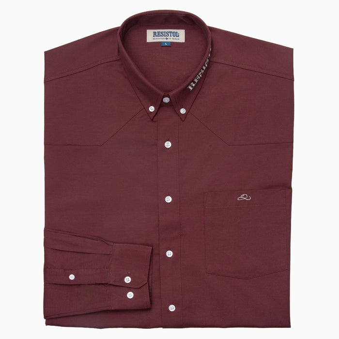 Resistol Marketing Shirt - Wine - RESISTOL Cowboy Hats