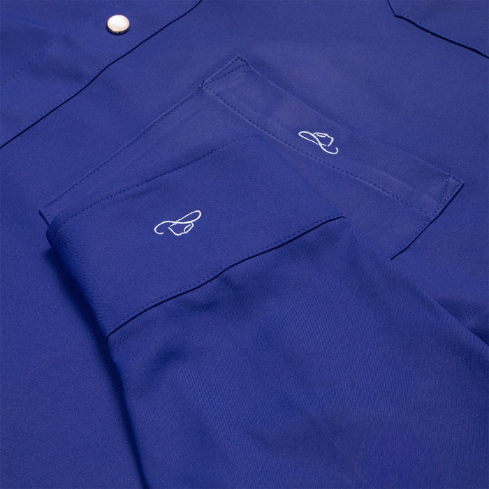 Resistol Performance Shirt - Blue - RESISTOL Cowboy Hats
