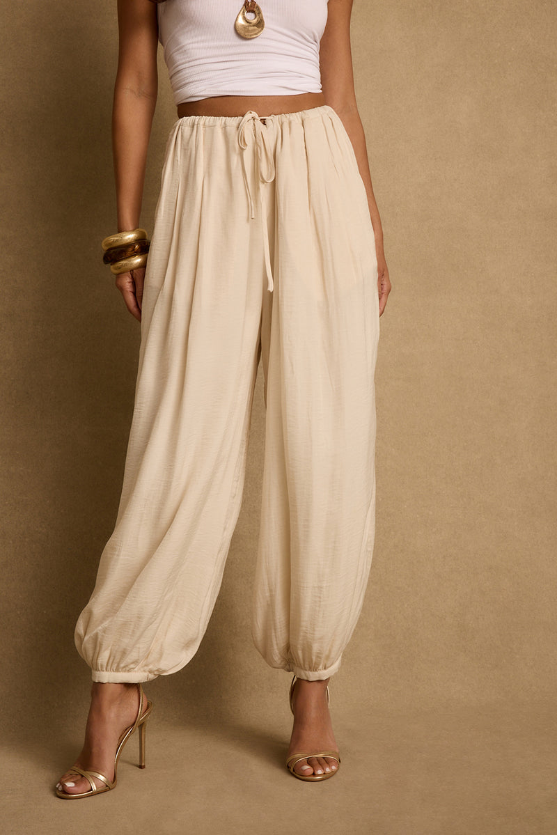 Reverie Ivory Balloon Pants
